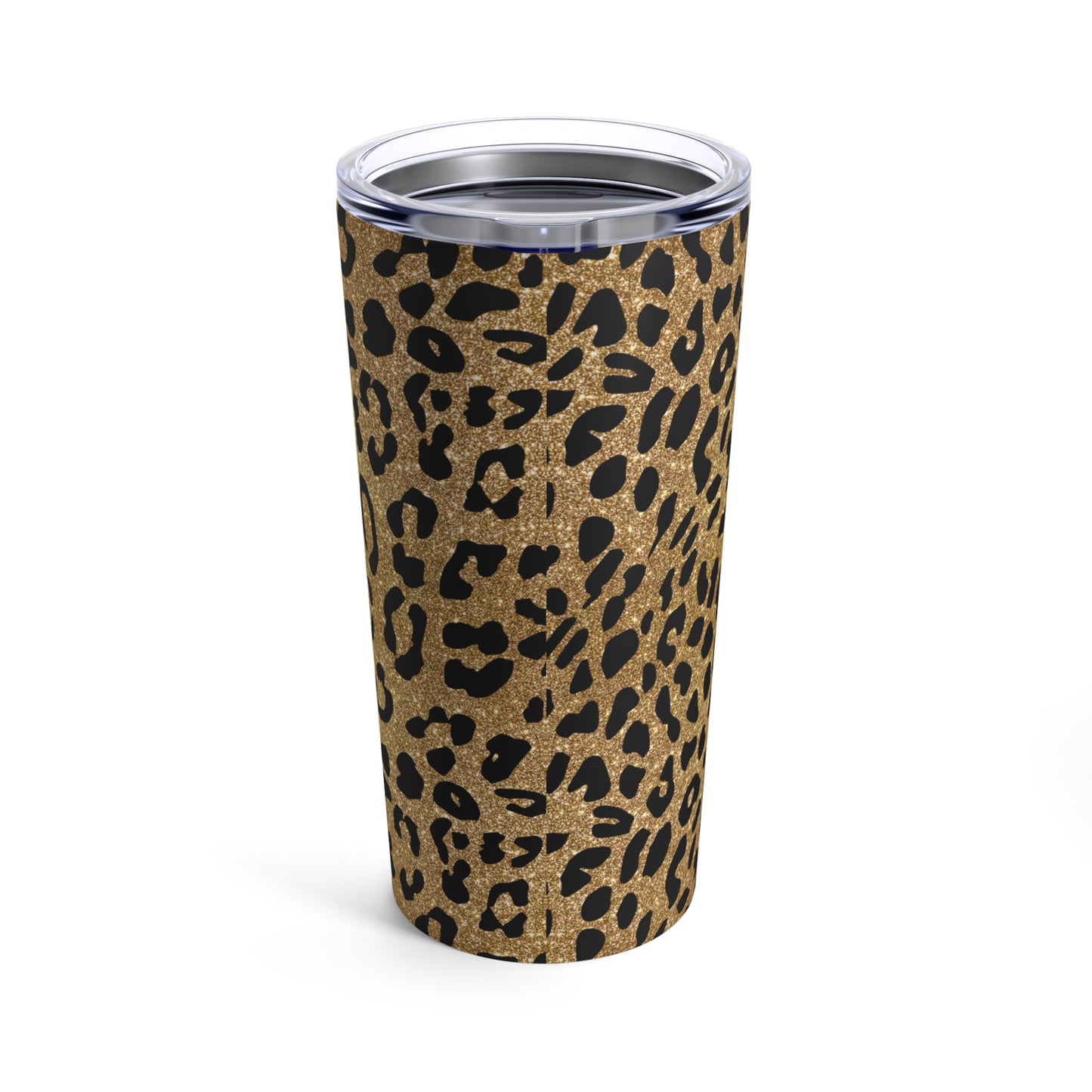 Stalk Em' Leopard Glitter Print Tumbler 20oz