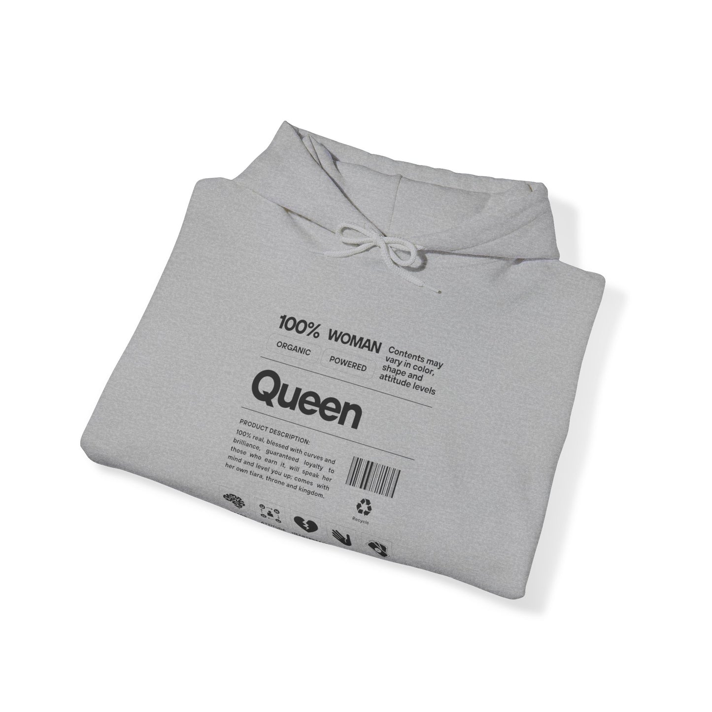 100% Queen Unisex Heavy Blend™ Hooded Sweatshirt