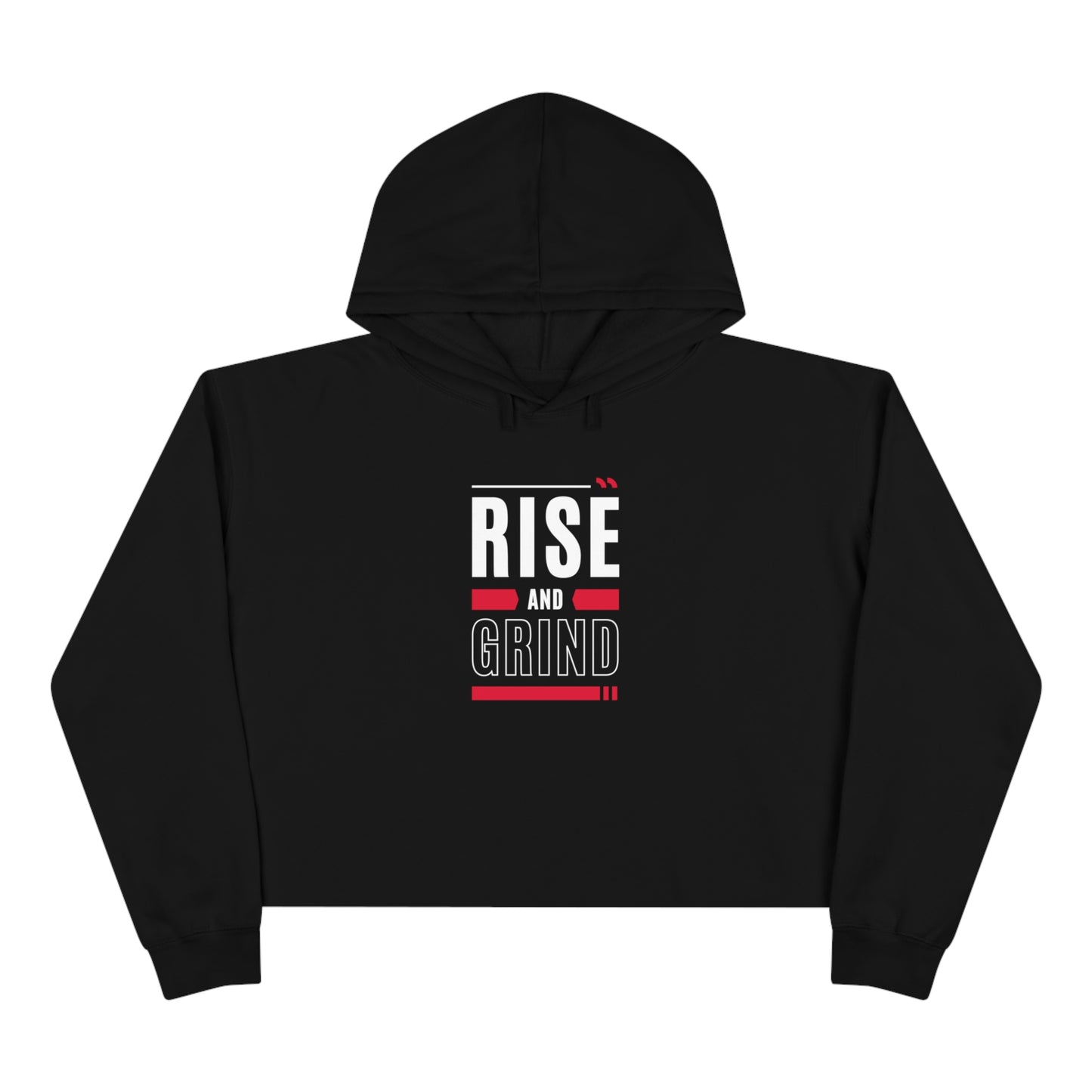 Rise and Grind Crop Hoodie