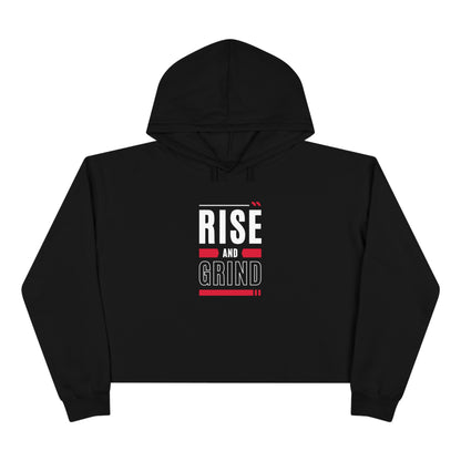 Rise and Grind Crop Hoodie