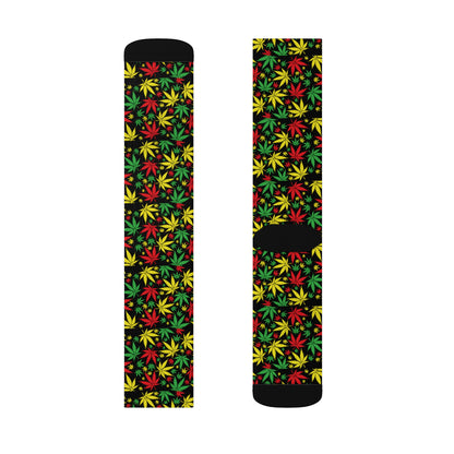 Hit Em' With The Greens Sublimation Socks