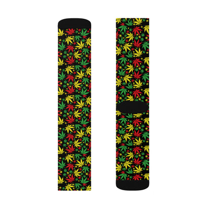 Hit Em' With The Greens Sublimation Socks