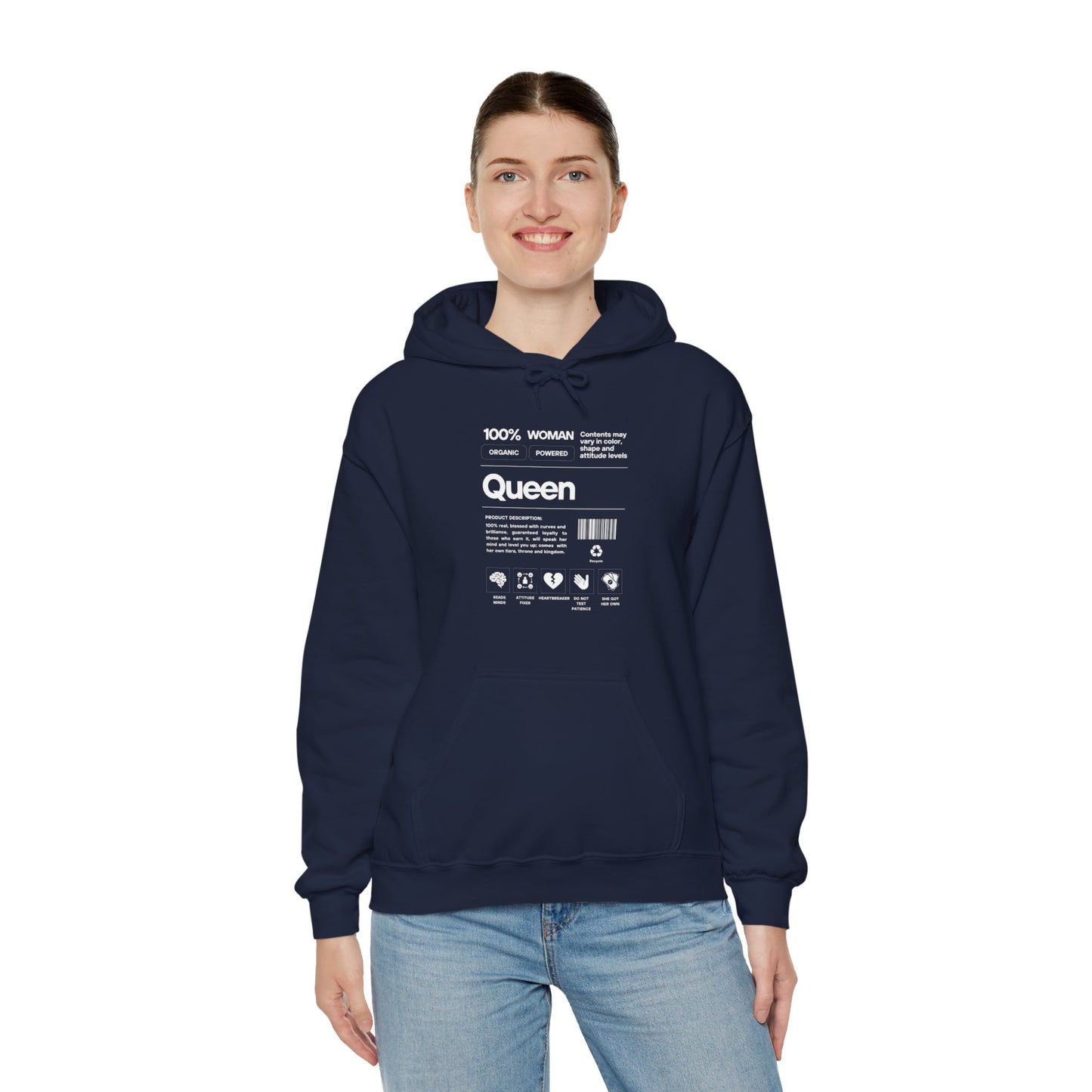 100% Queen Unisex Heavy Blend™ Hooded Sweatshirt