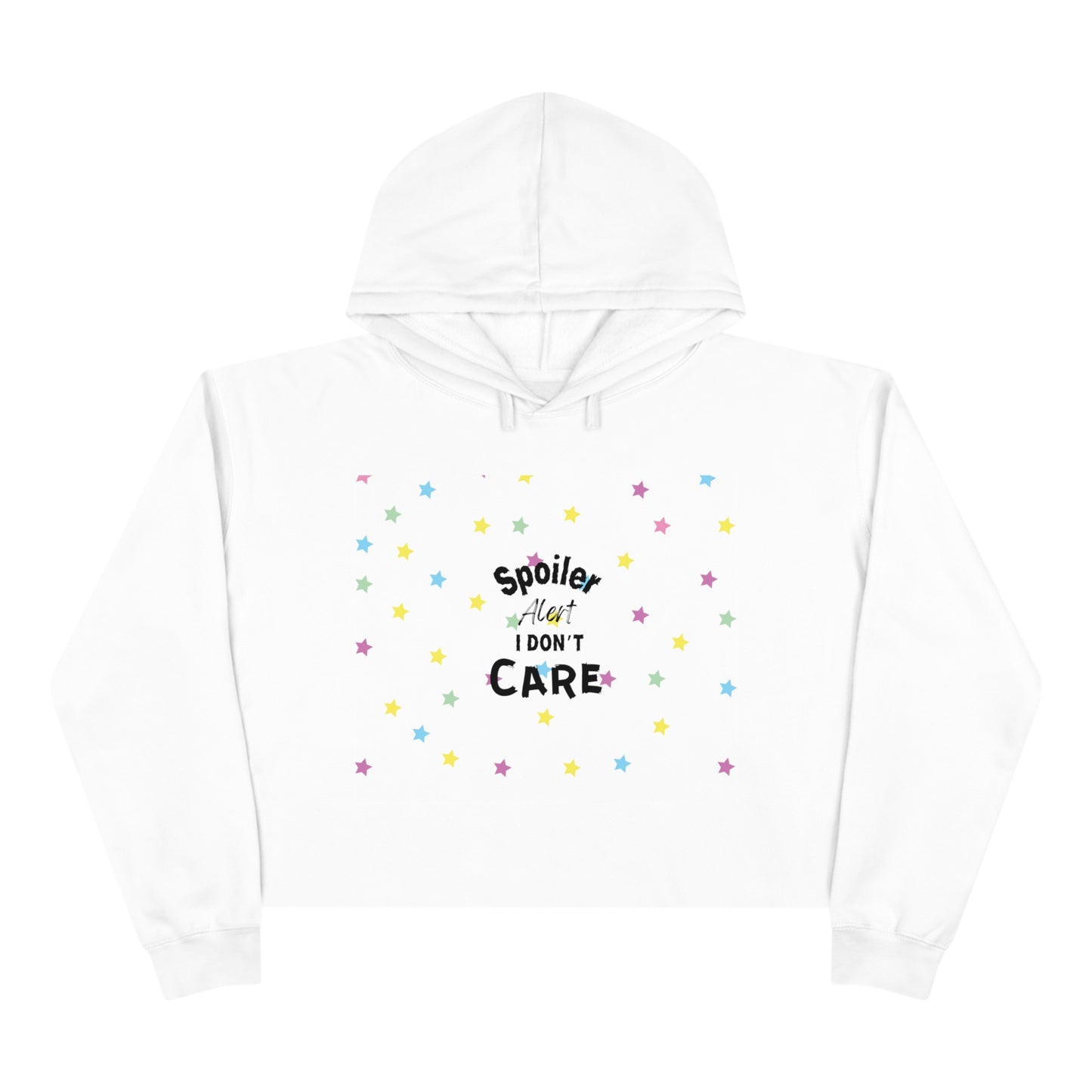 Spoiler Alert Crop Hoodie