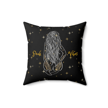 Peak Vibes Spun Polyester Square Pillow