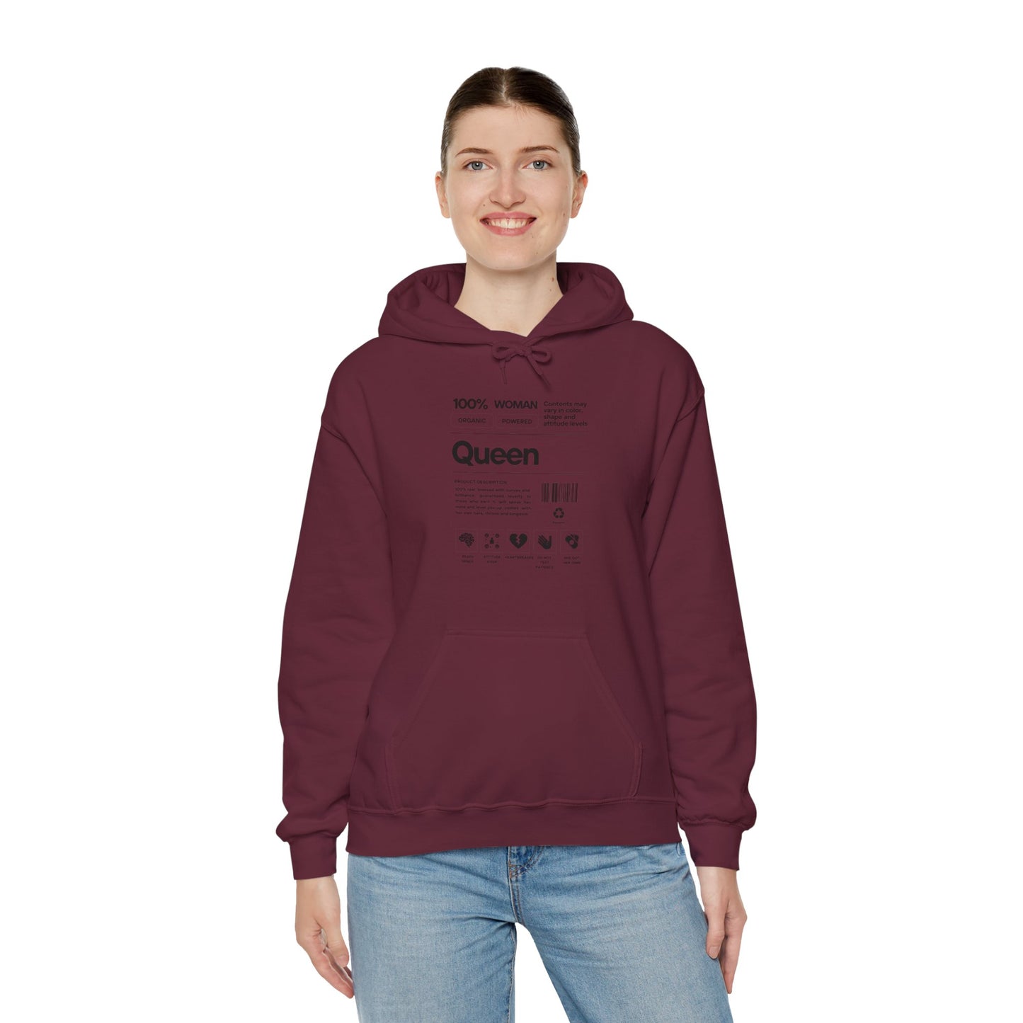 100% Queen Unisex Heavy Blend™ Hooded Sweatshirt