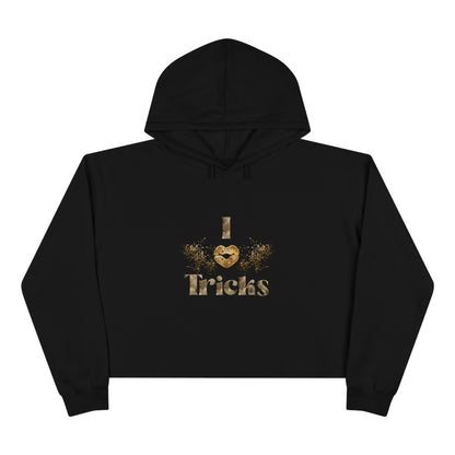 I Love Tricks Crop Hoodie