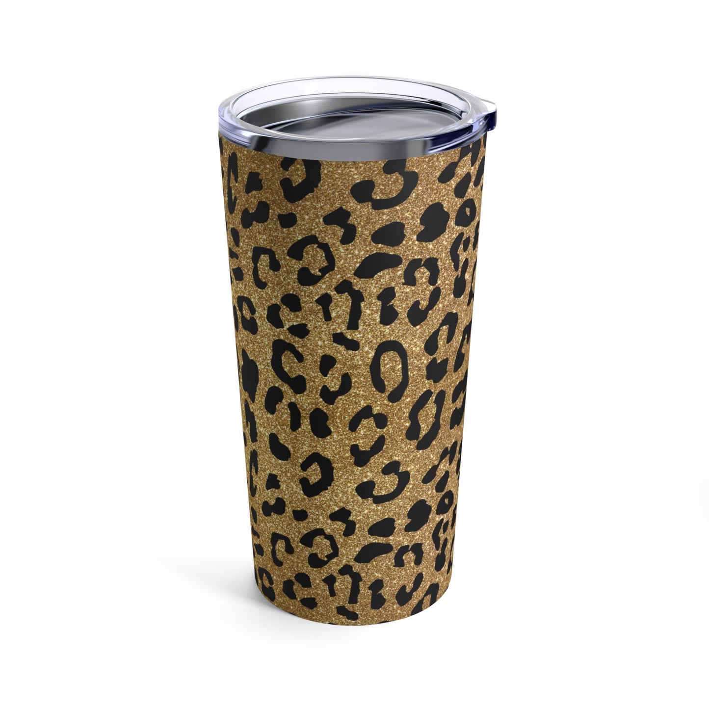 Stalk Em' Leopard Glitter Print Tumbler 20oz