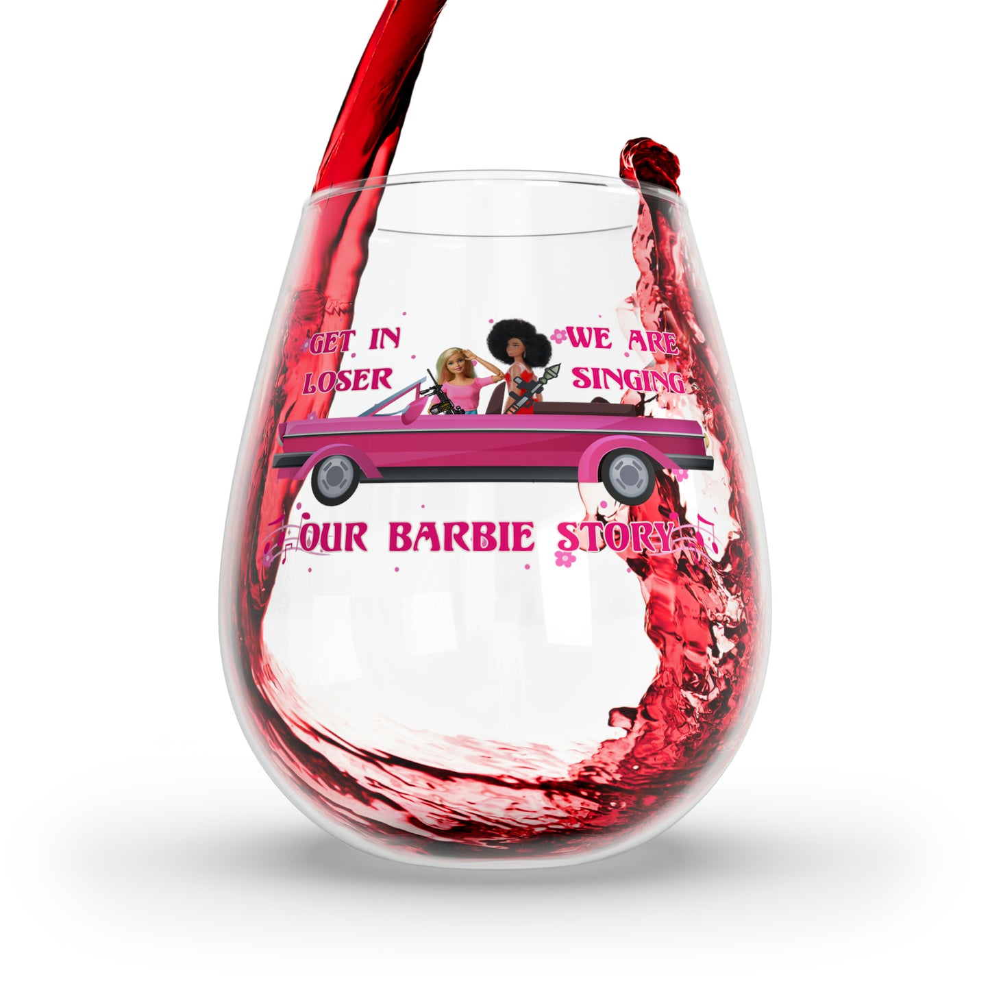 Get In Loser Stemless Wine Glass, 11.75oz