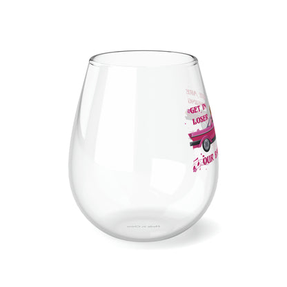 Get In Loser Stemless Wine Glass, 11.75oz