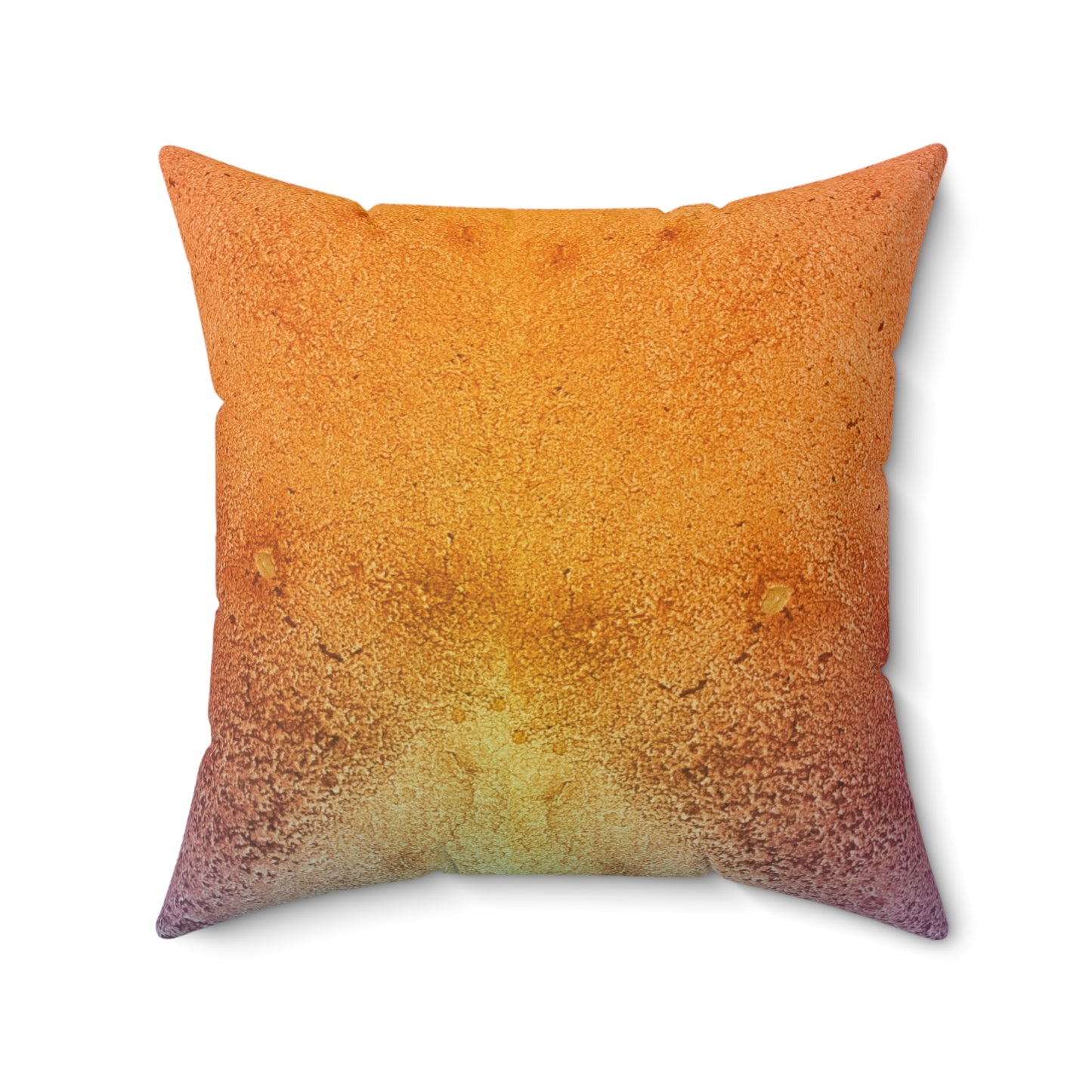 Colorful Texture Spun Polyester Square Pillow