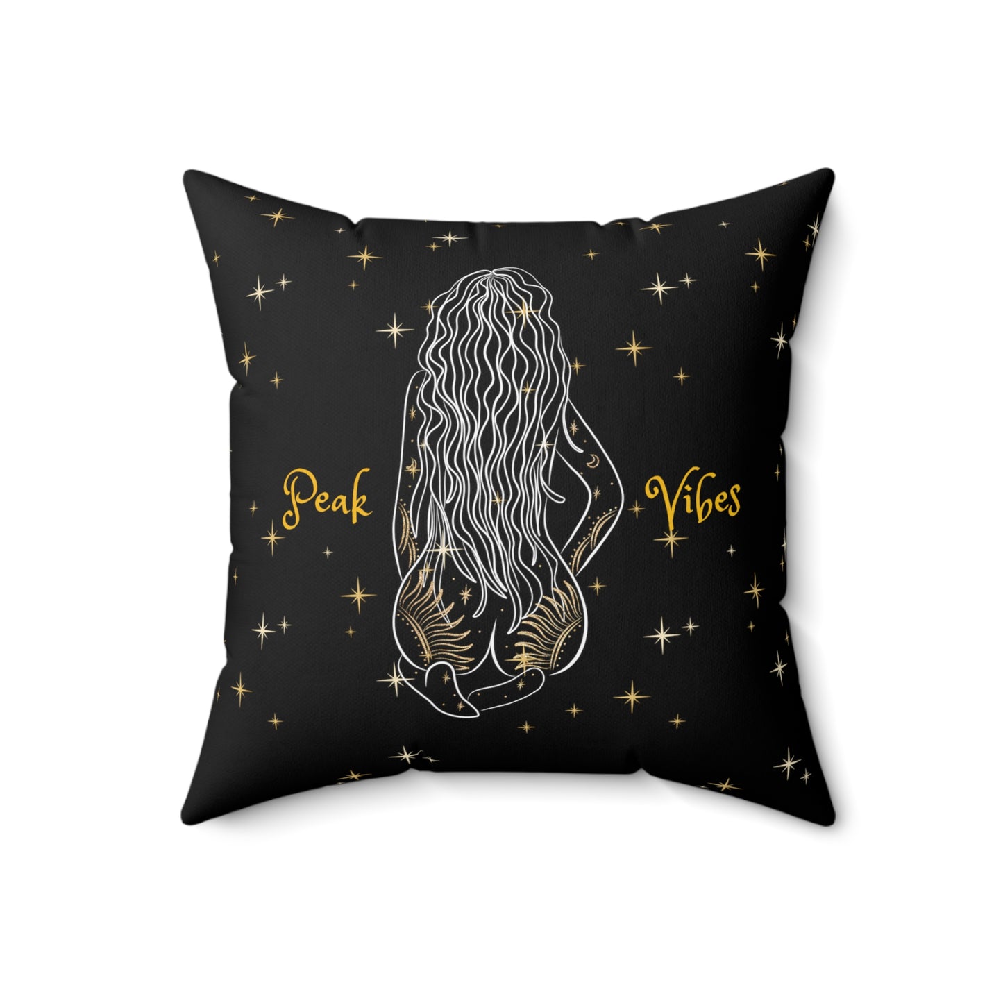 Peak Vibes Spun Polyester Square Pillow