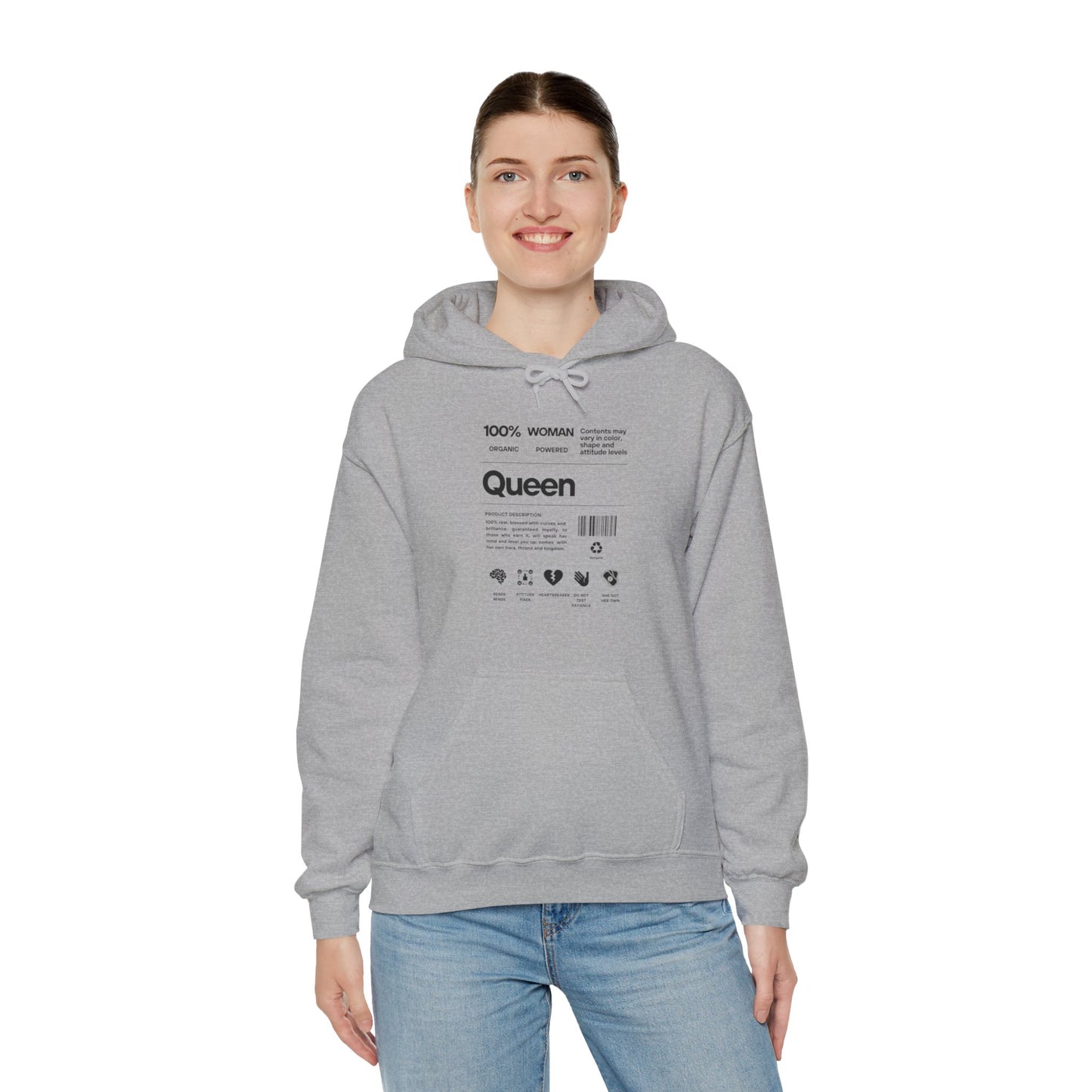 100% Queen Unisex Heavy Blend™ Hooded Sweatshirt