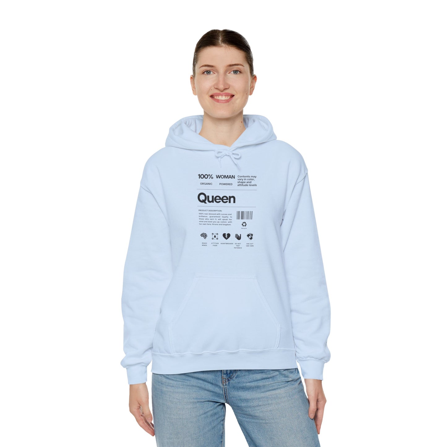 100% Queen Unisex Heavy Blend™ Hooded Sweatshirt