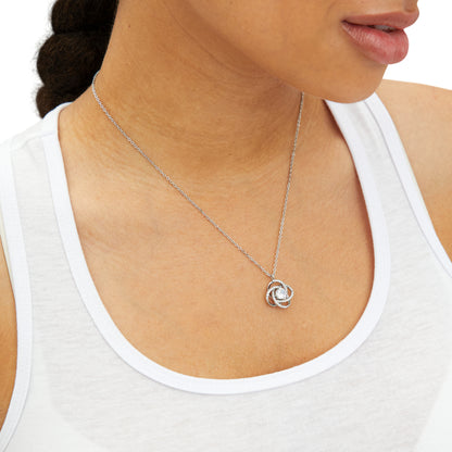 Key to My Heart Love Knot Soulmate Necklace