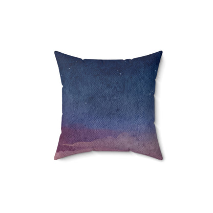 Dear Me Spun Polyester Square Pillow