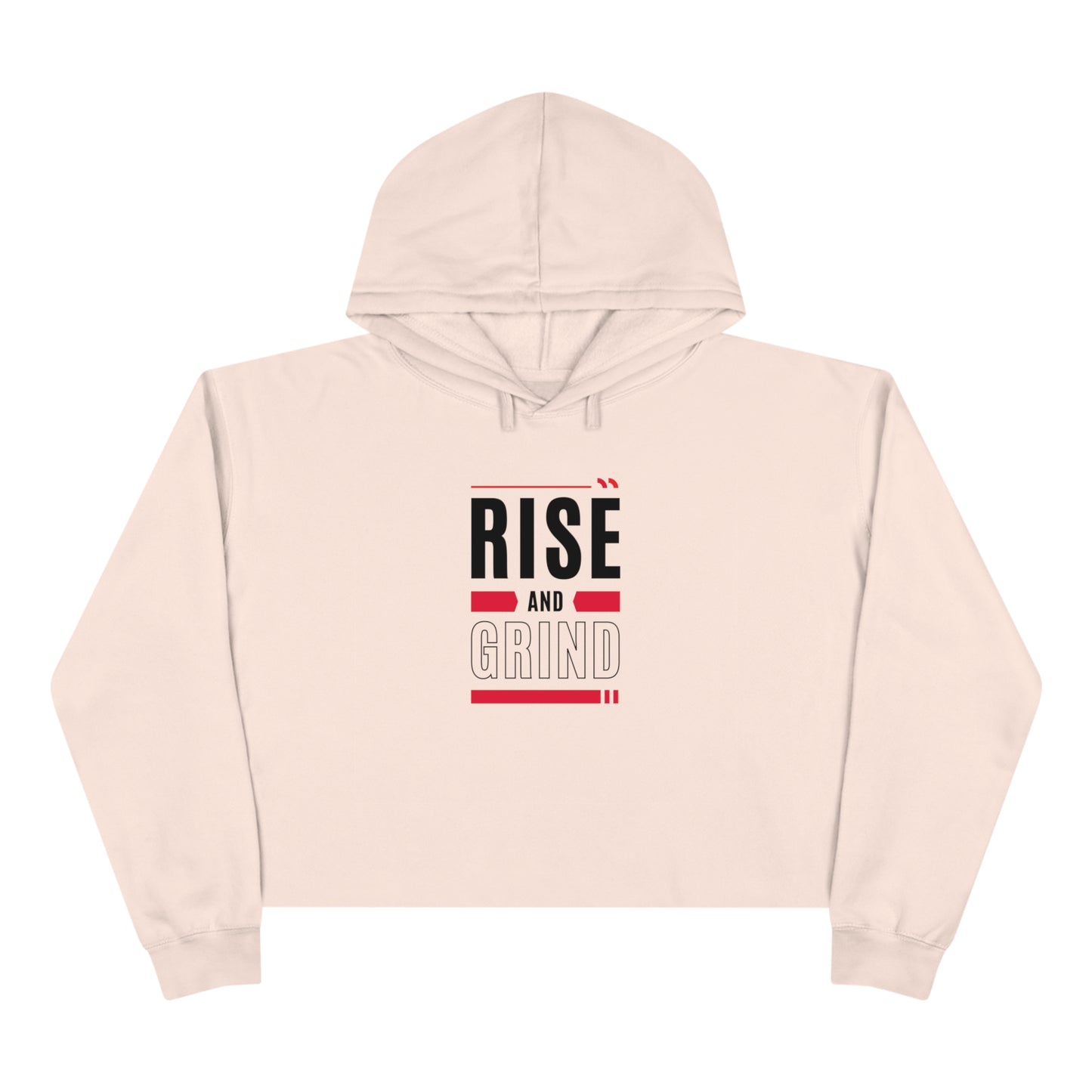 Rise and Grind Crop Hoodie