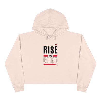 Rise and Grind Crop Hoodie