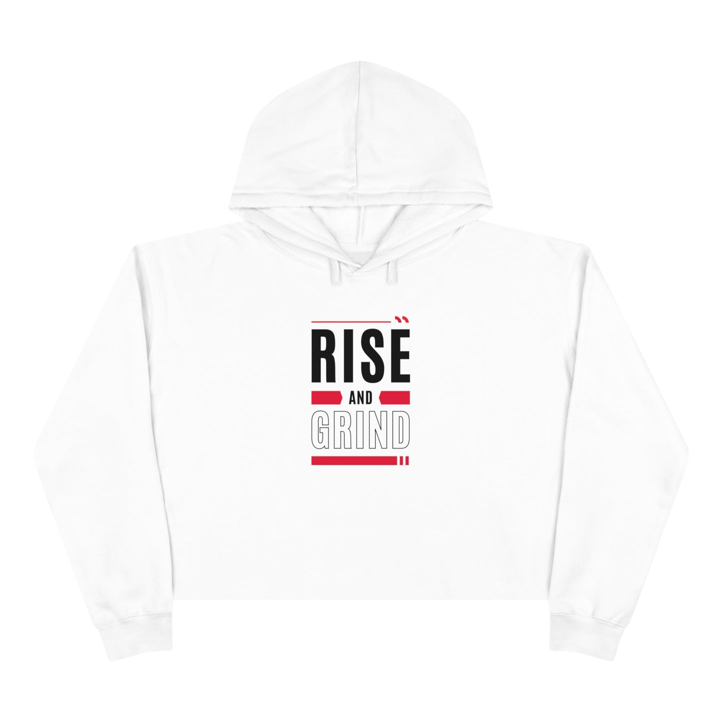 Rise and Grind Crop Hoodie