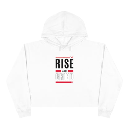 Rise and Grind Crop Hoodie