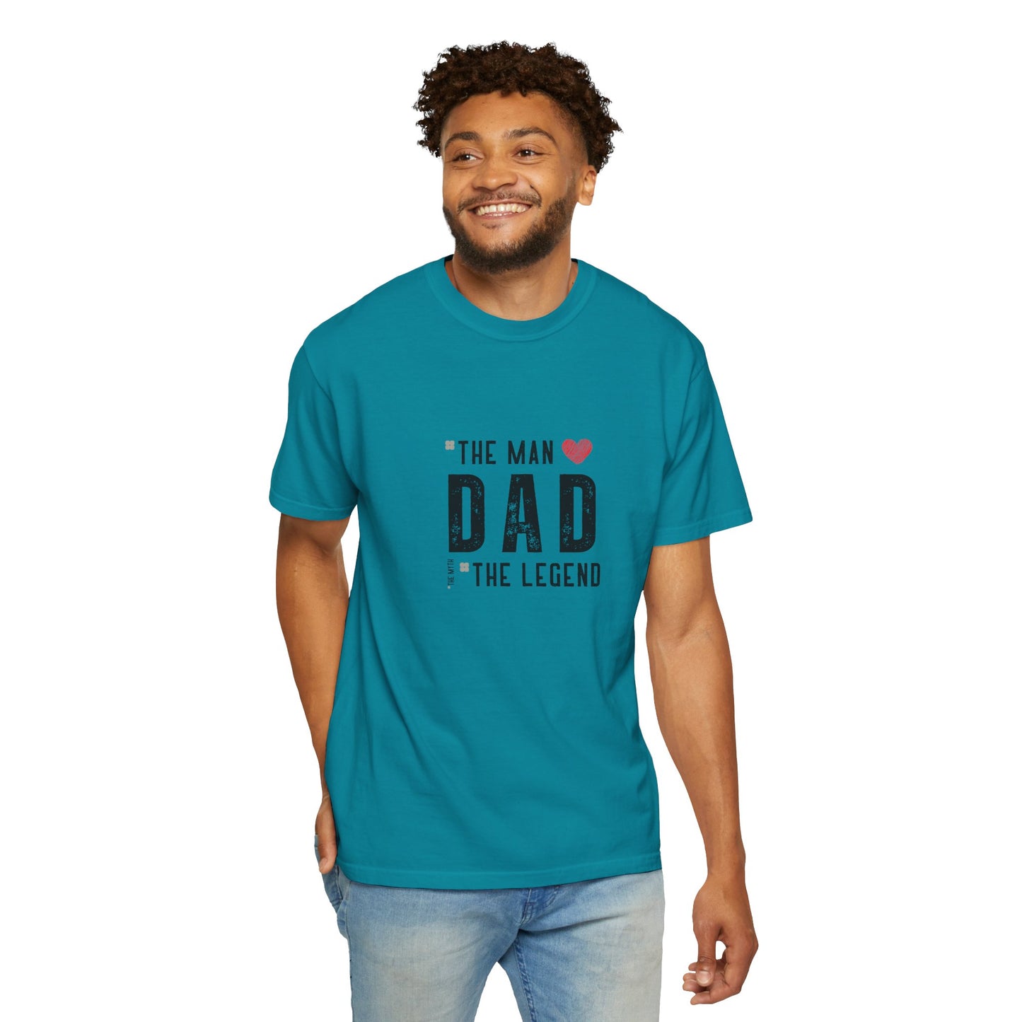 The Man, The Legend, The Myth Dad Unisex Garment-Dyed T-shirt