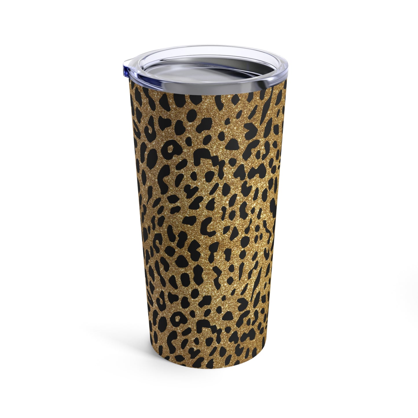 Stalk Em' Leopard Glitter Print Tumbler 20oz