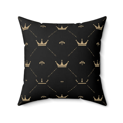 Crown It Spun Polyester Square Pillow