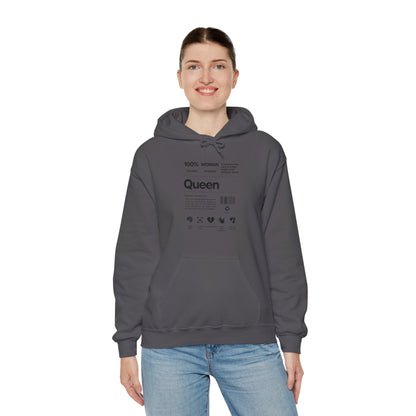 100% Queen Unisex Heavy Blend™ Hooded Sweatshirt