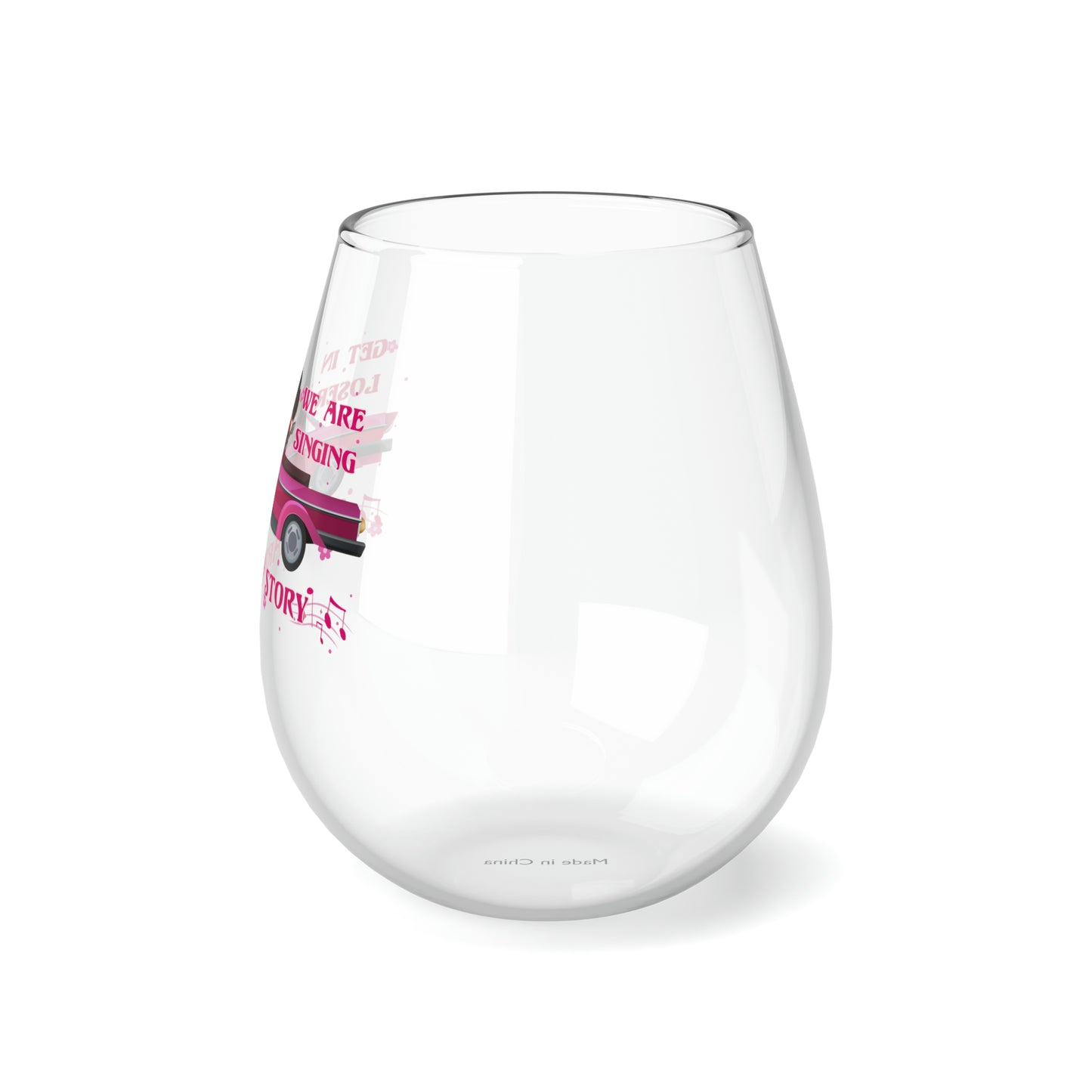 Get In Loser Stemless Wine Glass, 11.75oz