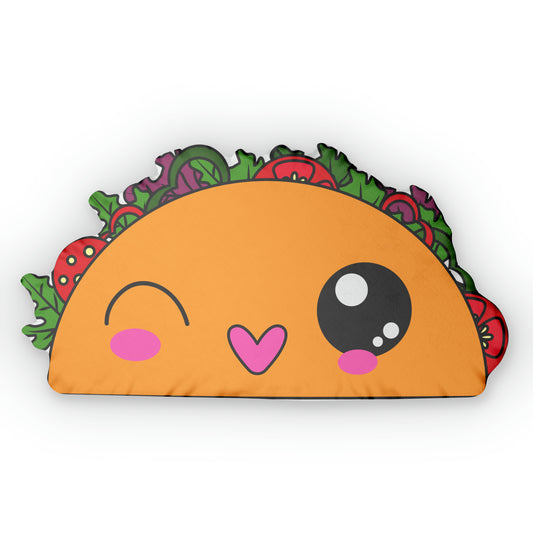 Taco Love Custom Shaped Pillow