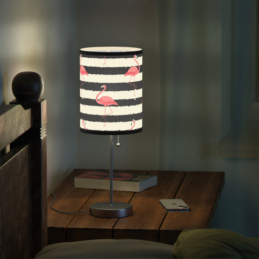 Flamingo Lingo Lamp on a Stand, US|CA plug