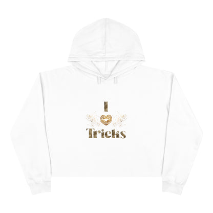 I Love Tricks Crop Hoodie