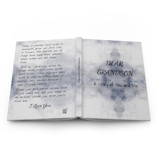 Dear Grandson Hardcover Remember Me Matte Journal