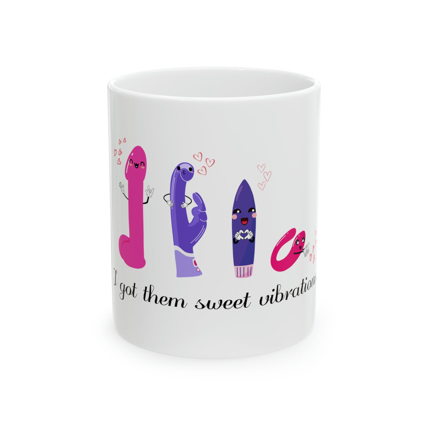 Sweet Vibrations Ceramic Mug, 11oz